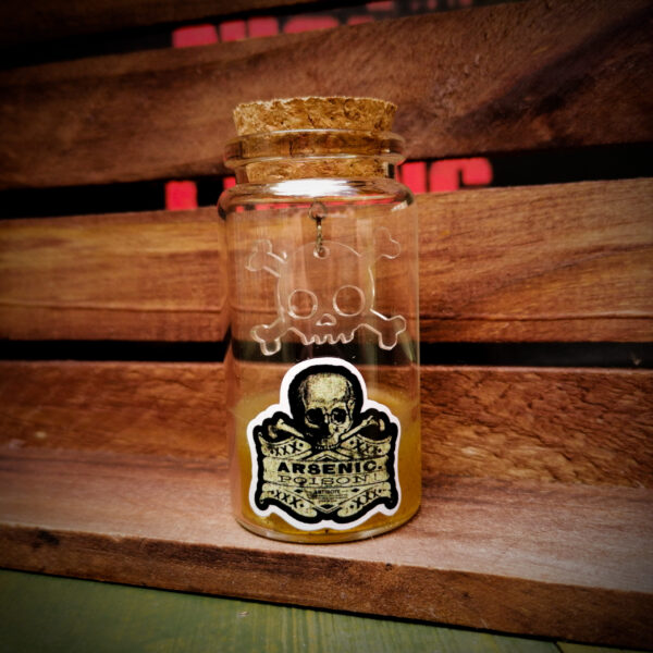 Classic Arsenic Poison Apothecary Bottle Vintage Collectible Decor