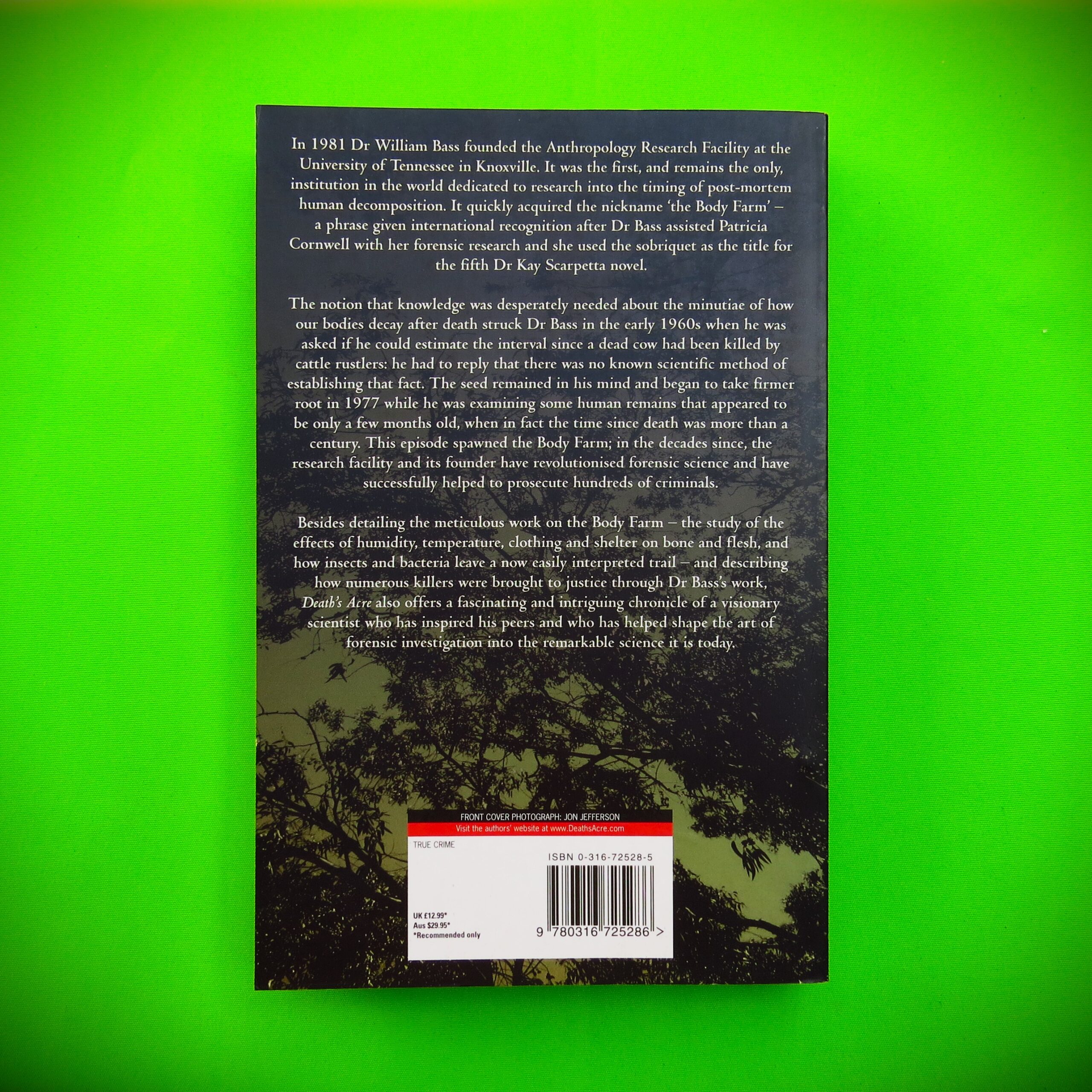 Deaths Acre - Bill Bass & Jon Jefferson - True Crime - Image 2